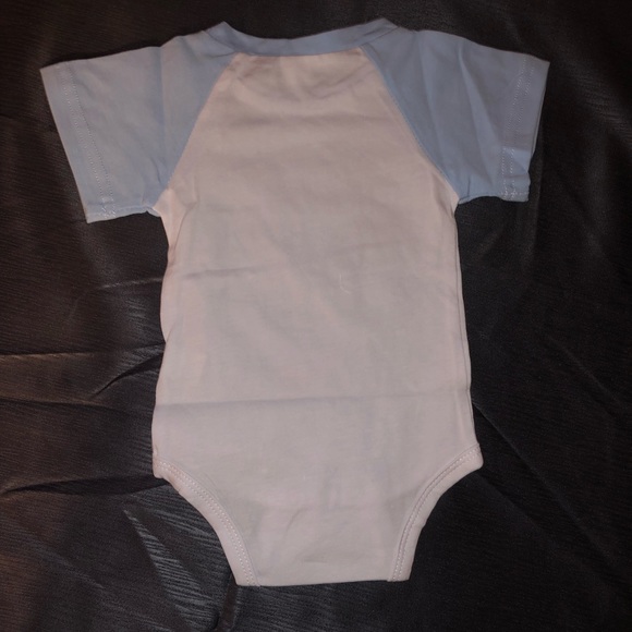 Blue short sleeve Father’s Day onesie - Picture 2 of 2